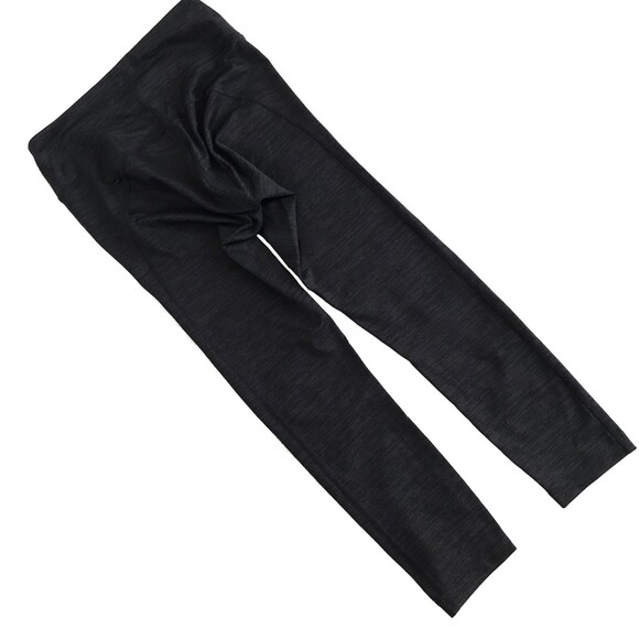SOLD  Outdoor Voices Techsweat Flex Crop 3/4 Leggings Small Heather Black Pocket - Picture 6 of 9